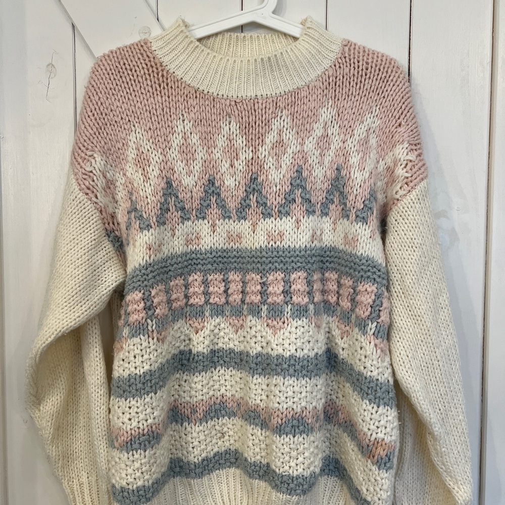 Vintage 90’s Hand Knitted Sweater